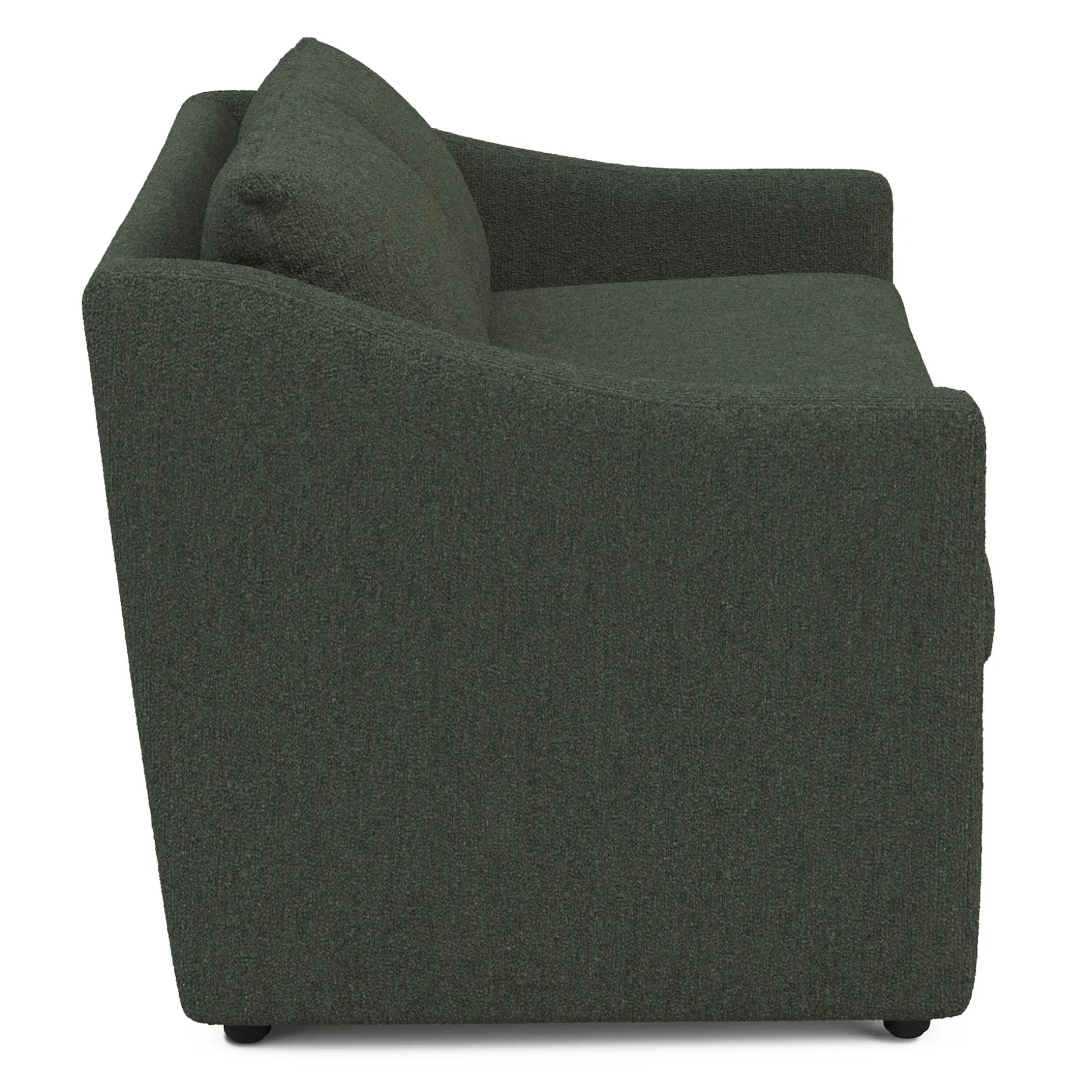 Landry 72" Loveseat - Green Wool Bouclé