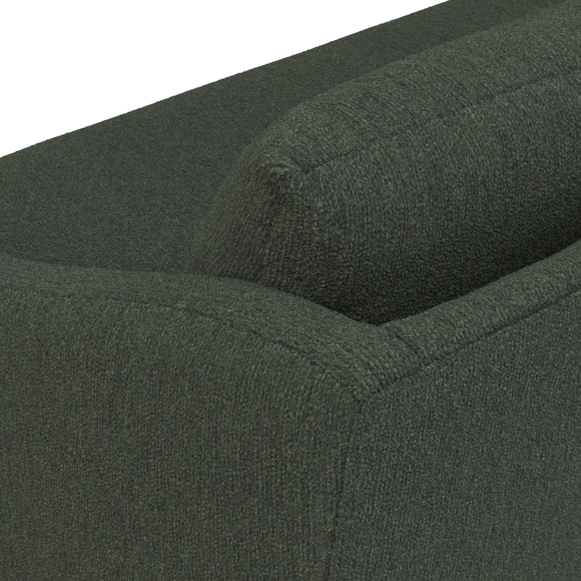 Landry 72" Loveseat - Green Wool Bouclé