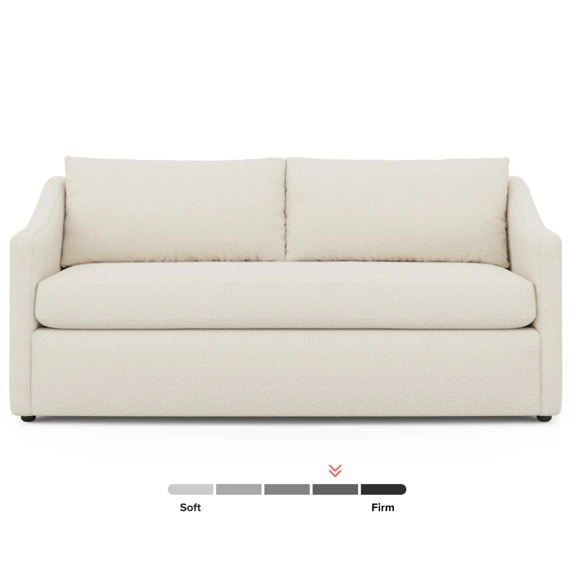 Landry 72" Loveseat - Ivory Wool Bouclé