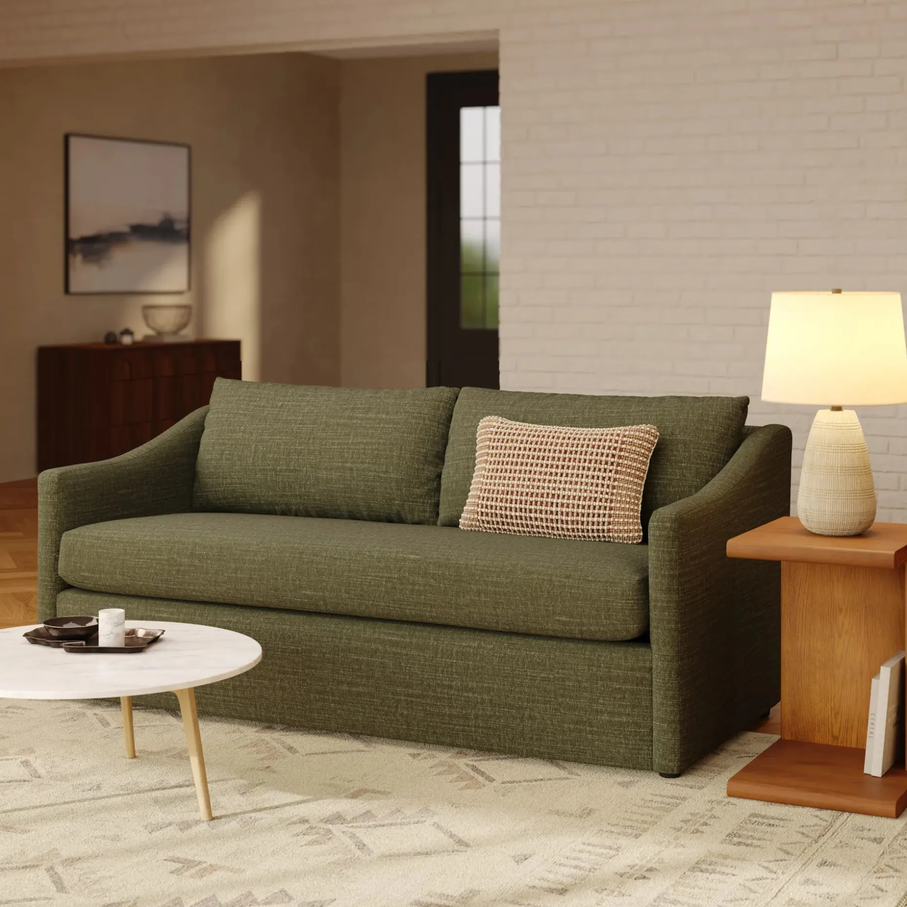 Landry 72" Loveseat - Napa Moss