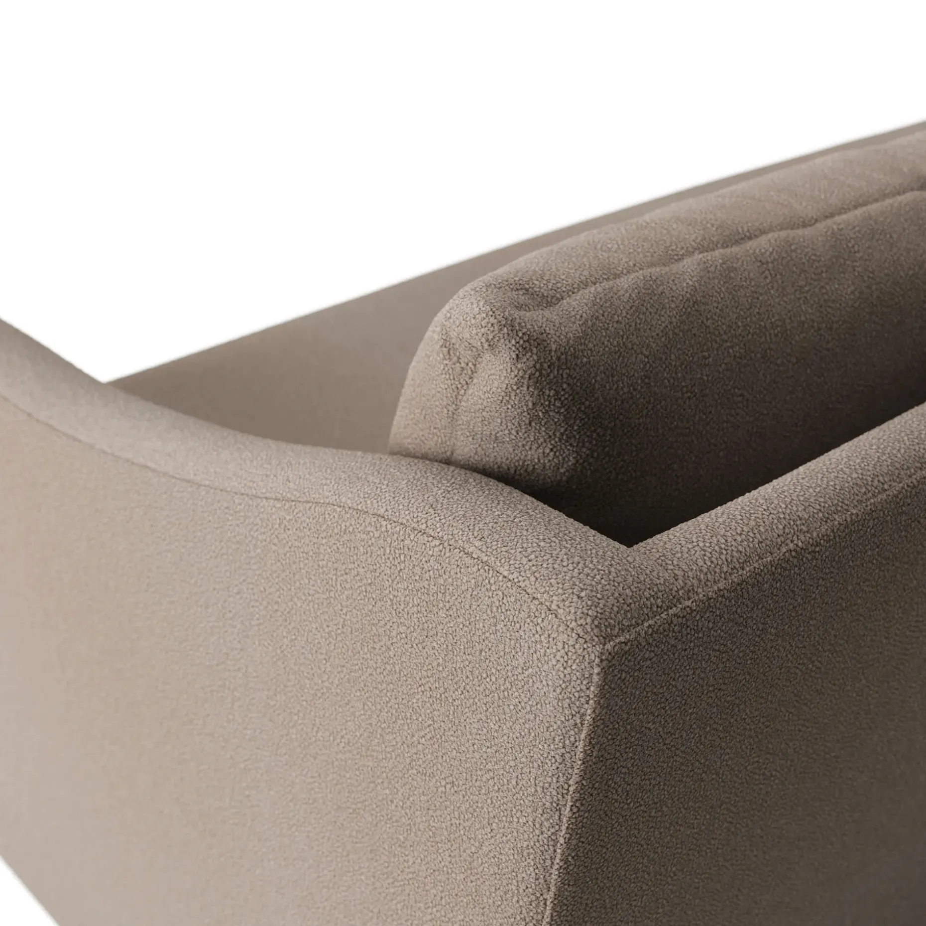 Landry 72" Loveseat - Sandstone Wool Bouclé
