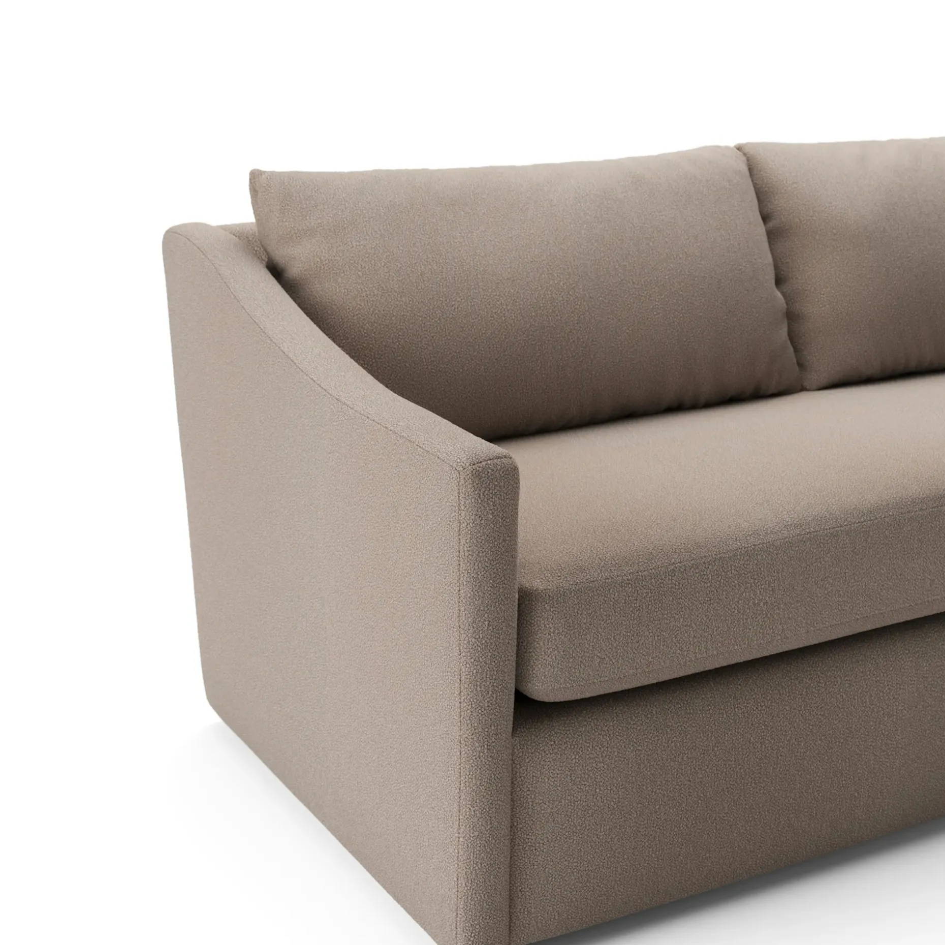 Landry 72" Loveseat - Sandstone Wool Bouclé