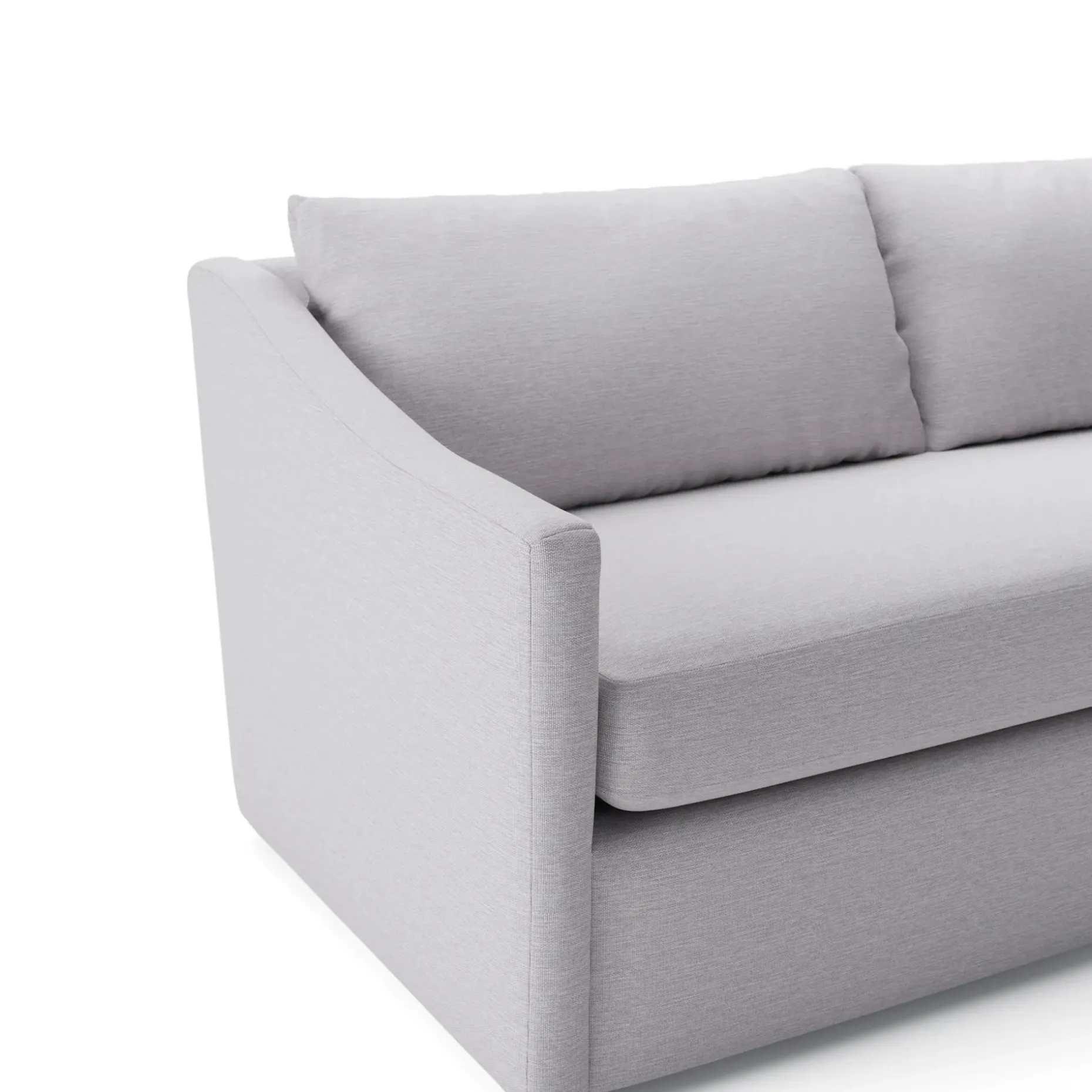 Landry 72" Loveseat - Silver Ivory