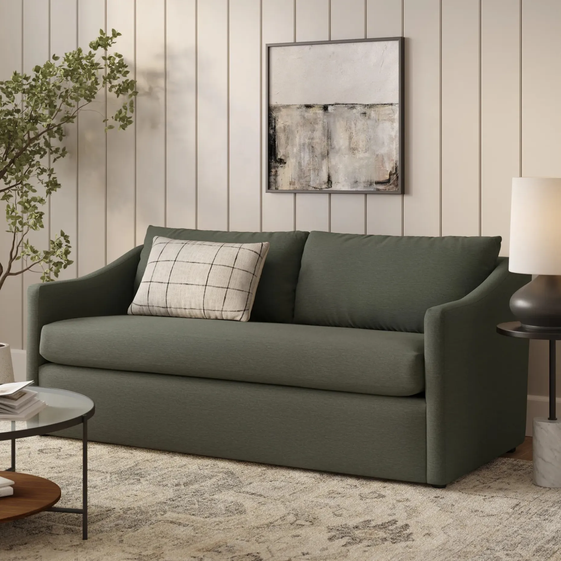 Landry 72" Loveseat - Silver Moss