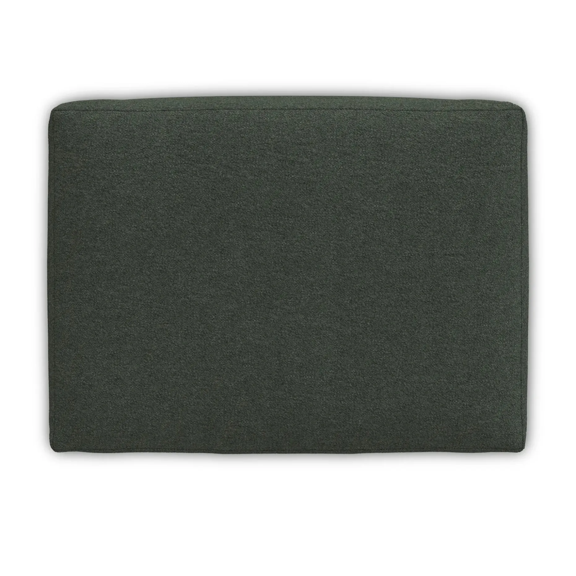 Landry 28" Ottoman - Green Wool Bouclé