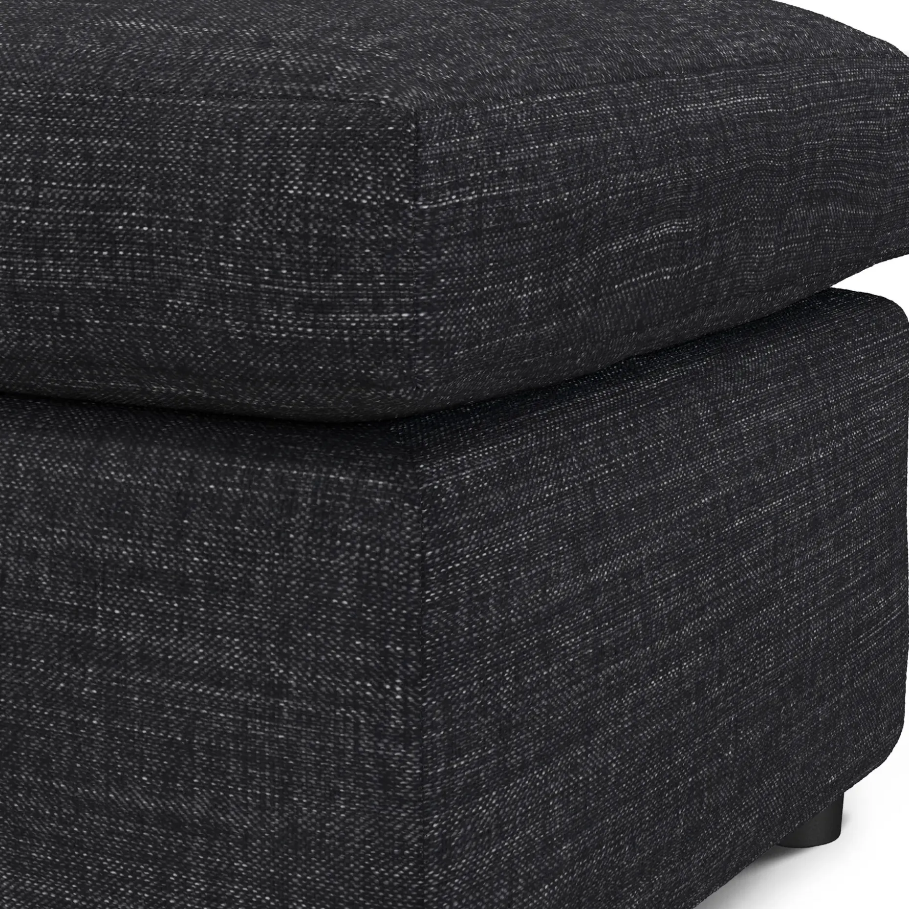 Landry 28" Ottoman - Napa Charcoal