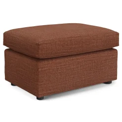 Landry 28" Ottoman - Napa Rust