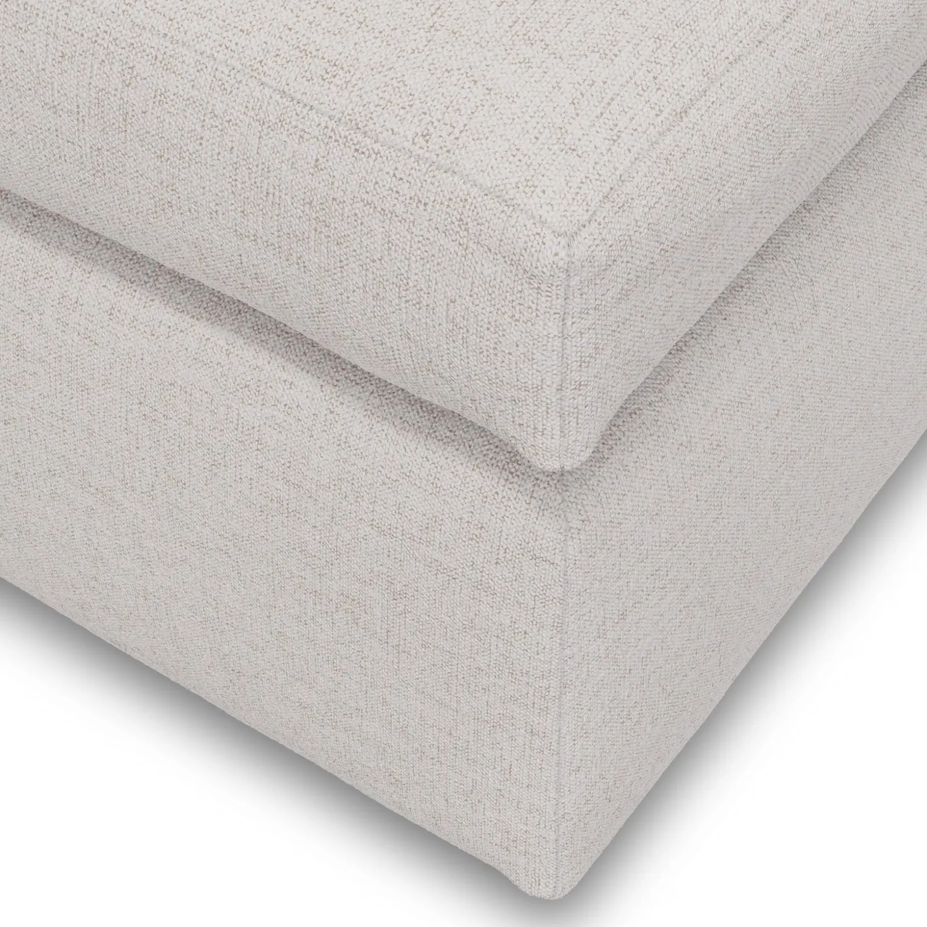 Landry 28" Ottoman - Napa White