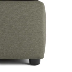 Landry 28" Ottoman - Silver Moss