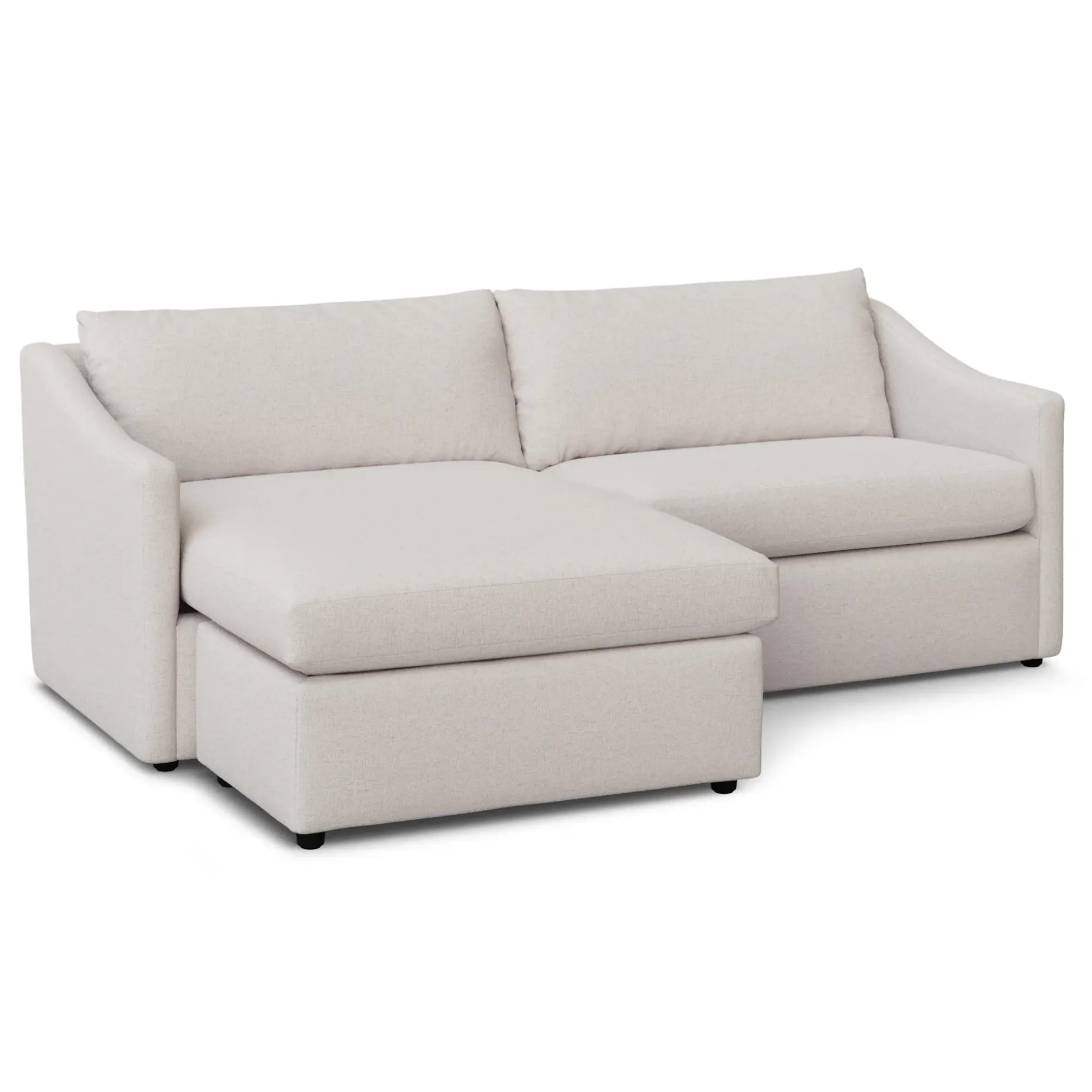 Landry 84.5" Reversible Storage Sectional - Napa White