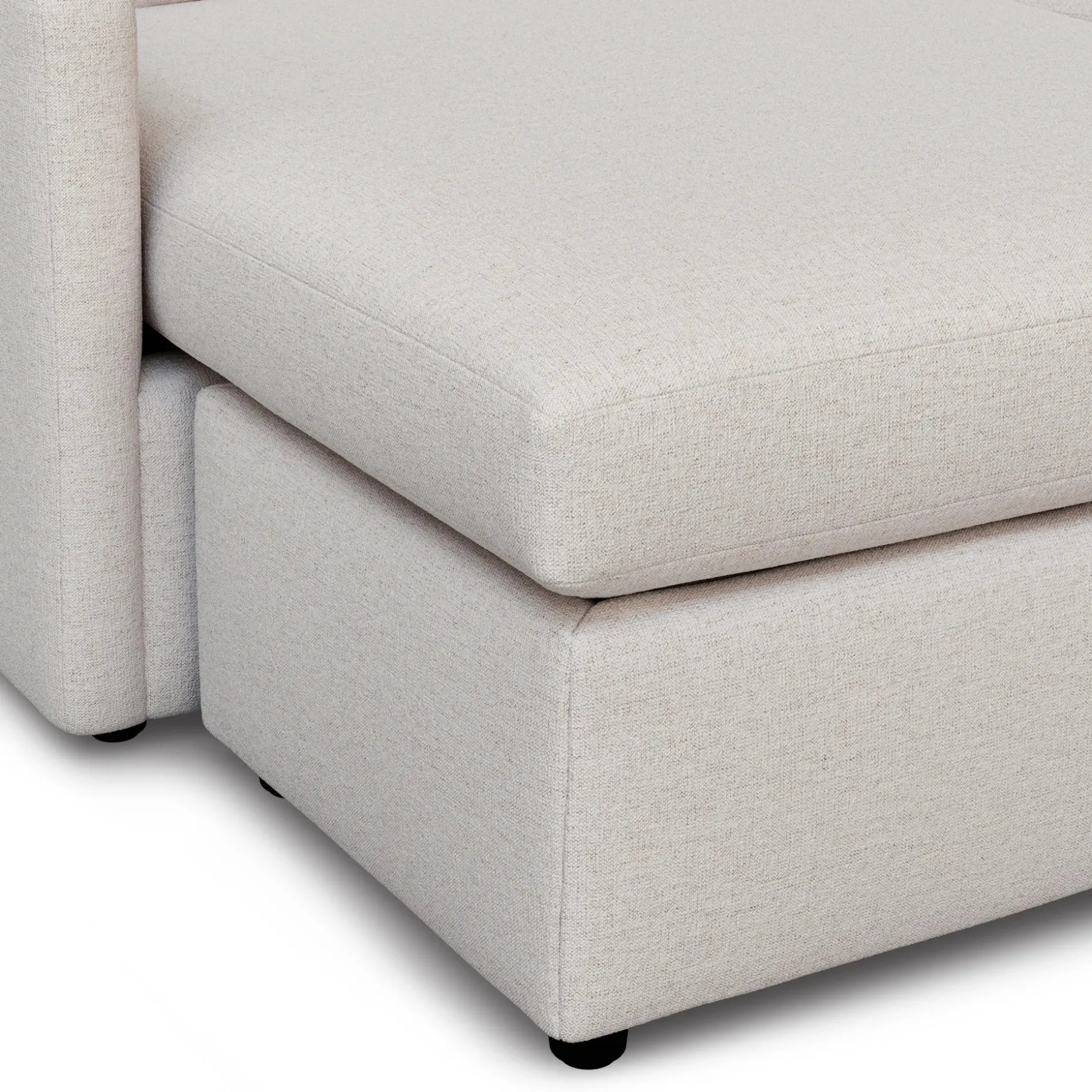 Landry 84.5" Reversible Storage Sectional - Napa White