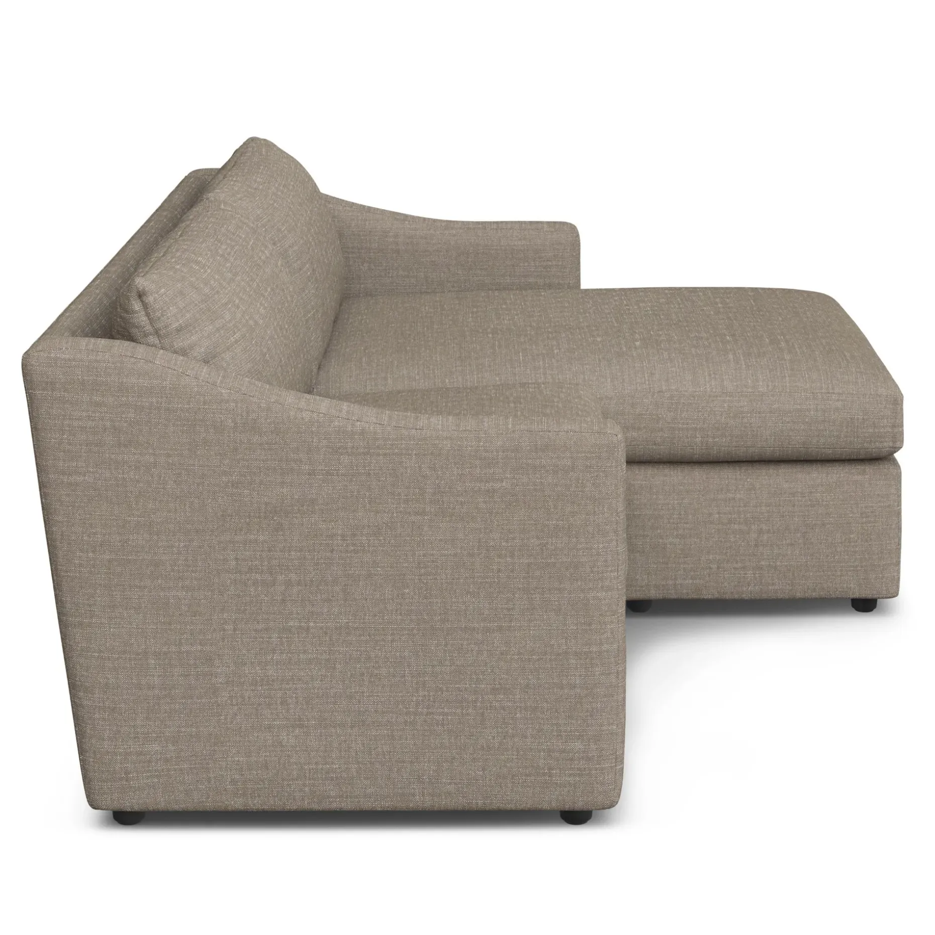 Landry 84.5" Reversible Storage Sectional - Napa Taupe