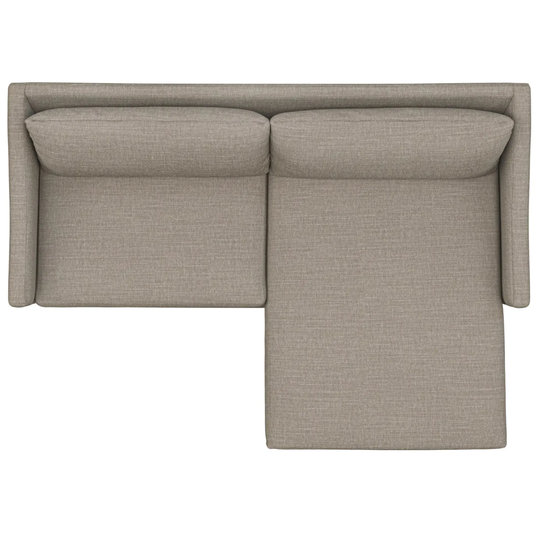 Landry 84.5" Reversible Storage Sectional - Napa Taupe