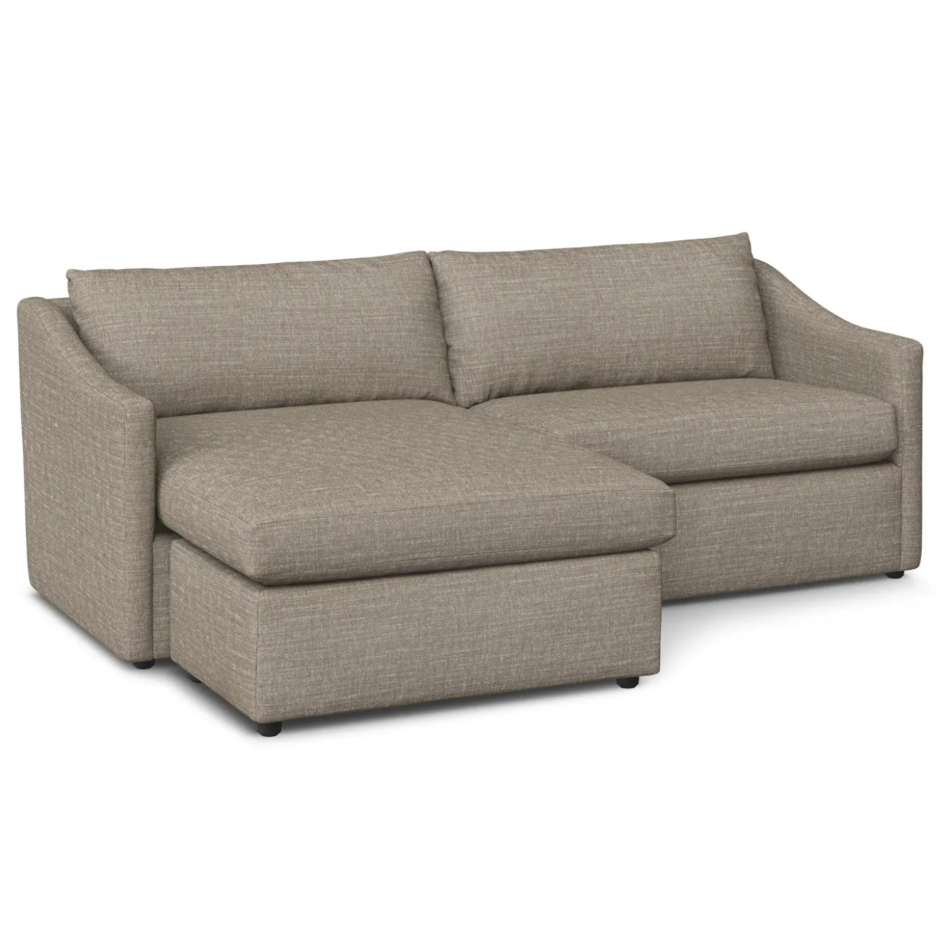 Landry 84.5" Reversible Storage Sectional - Napa Taupe