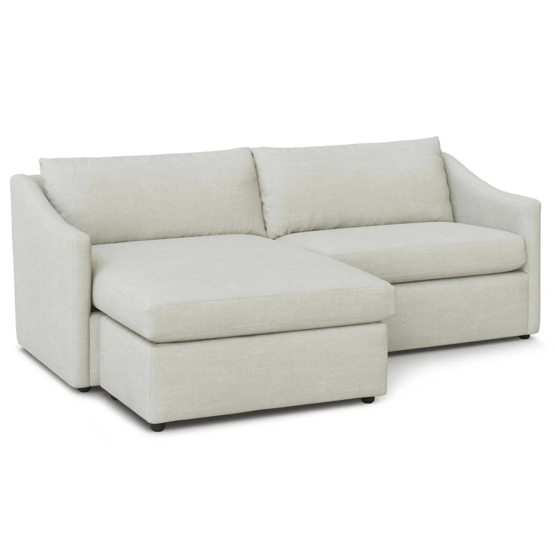 Landry 84.5" Reversible Storage Sectional - Napa Dove