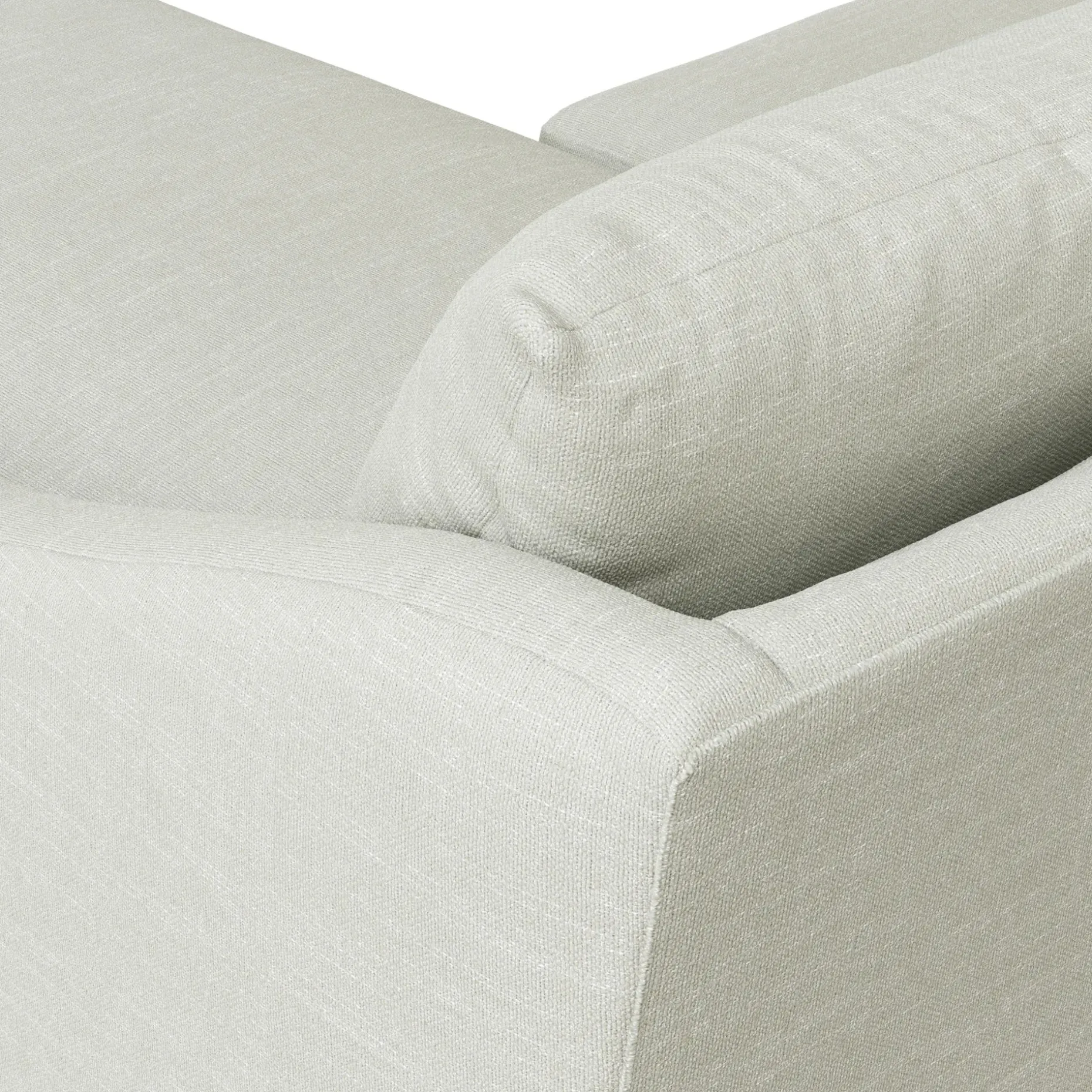 Landry 84.5" Reversible Storage Sectional - Napa Dove
