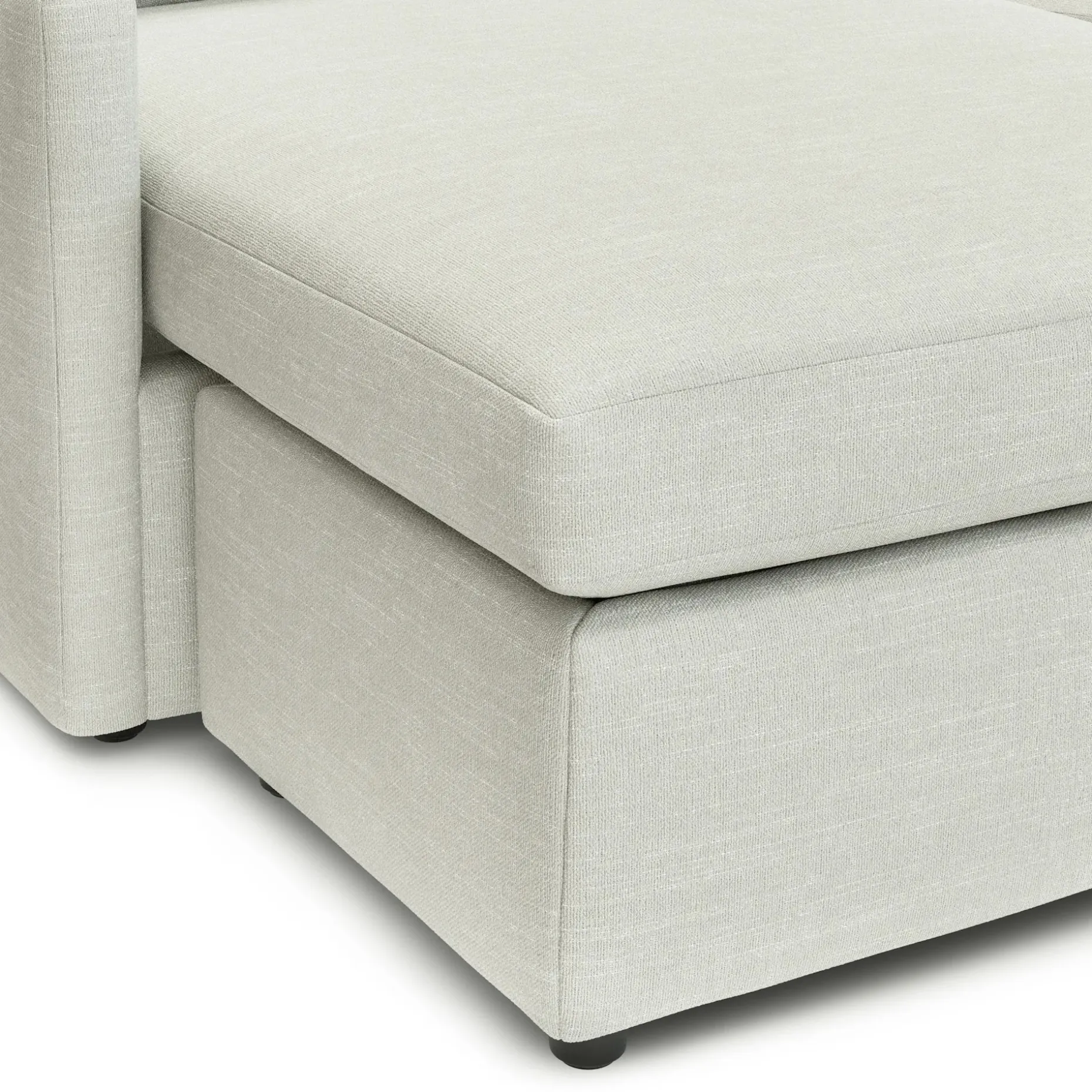 Landry 84.5" Reversible Storage Sectional - Napa Dove