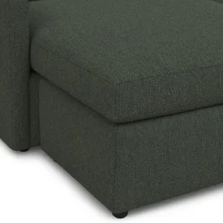 Landry 84.5" Reversible Storage Sectional - Green Wool Bouclé