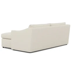 Landry 84.5" Reversible Storage Sectional - Ivory Wool Bouclé