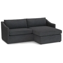 Landry 84.5" Reversible Storage Sectional - Napa Charcoal