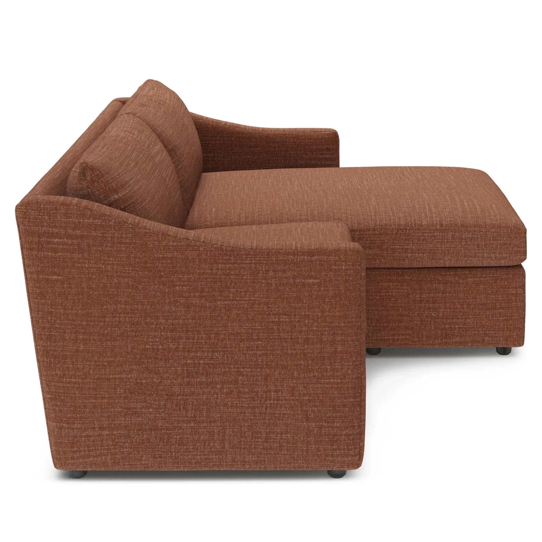 Landry 84.5" Reversible Storage Sectional - Napa Rust