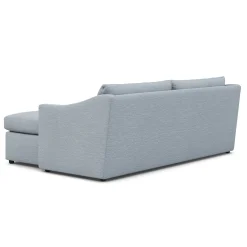 Landry 84.5" Reversible Storage Sectional - Silver Light Blue