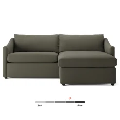 Landry 84.5" Reversible Storage Sectional - Silver Moss
