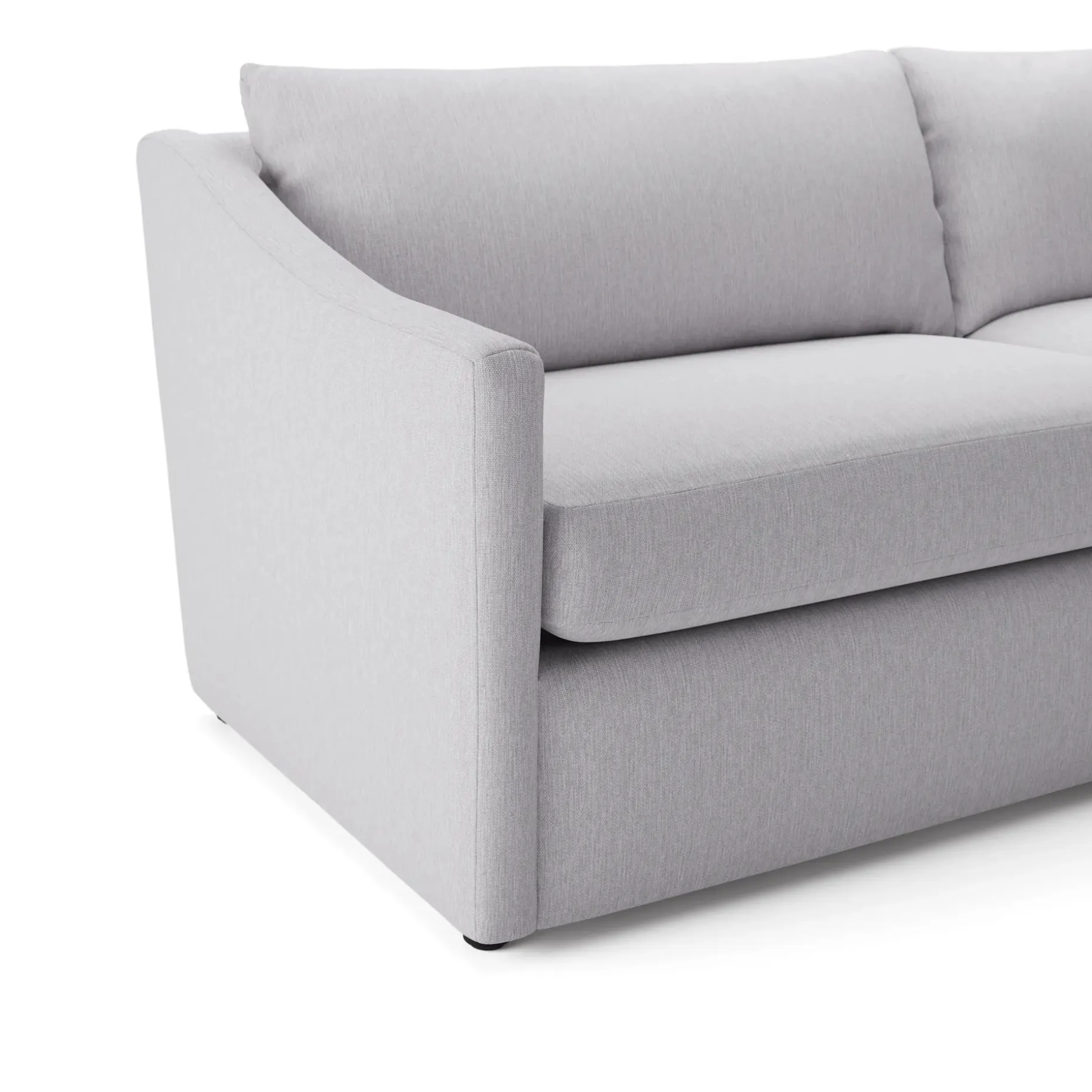 Landry 84.5" Reversible Storage Sectional - Silver Ivory