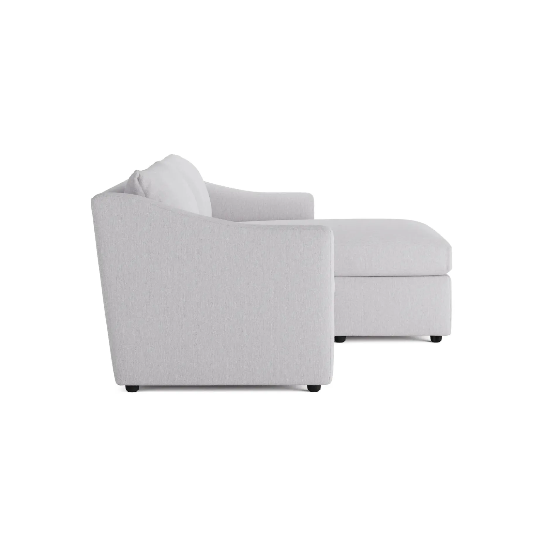 Landry 84.5" Reversible Storage Sectional - Silver Ivory