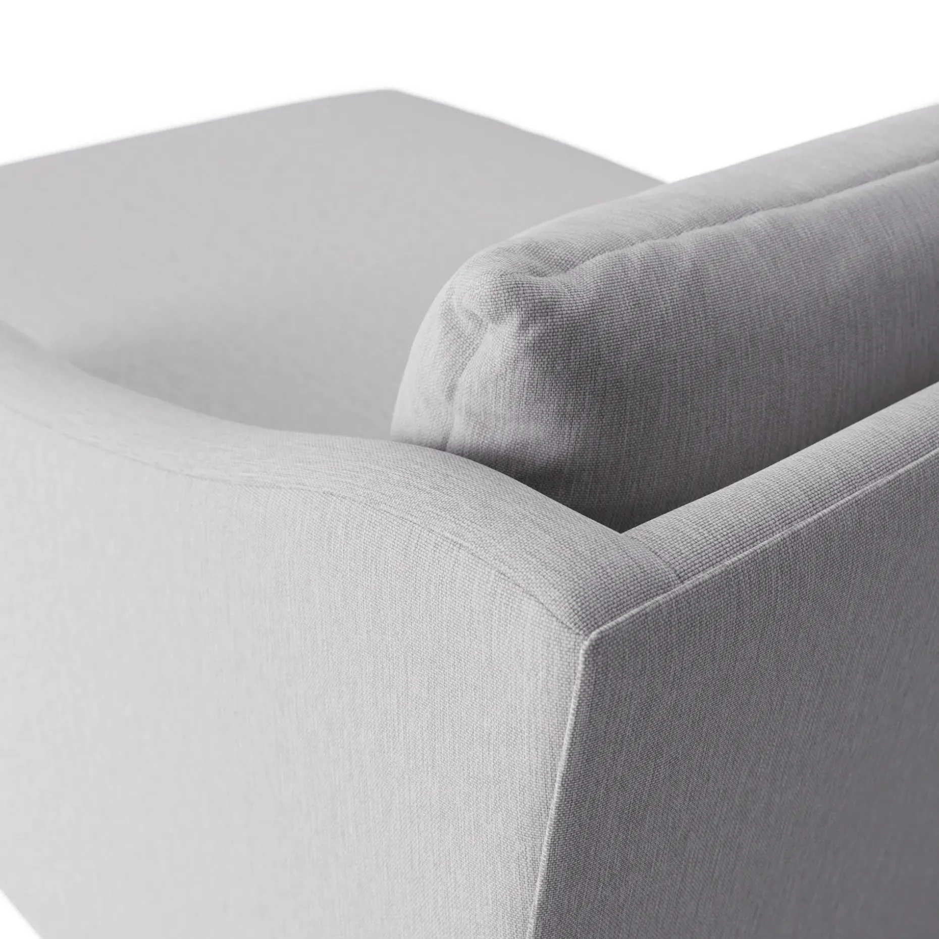 Landry 84.5" Reversible Storage Sectional - Silver Ivory