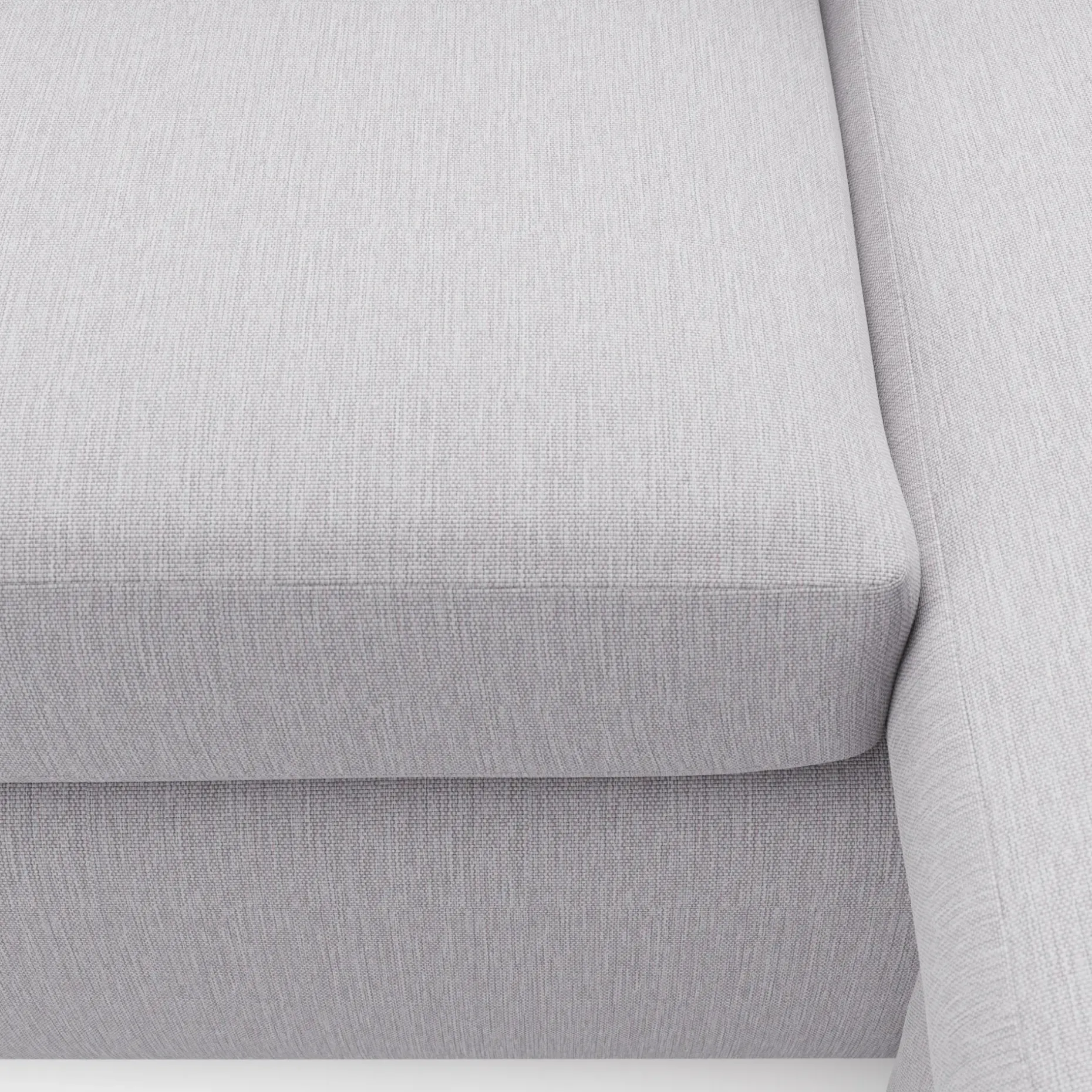 Landry 84.5" Reversible Storage Sectional - Silver Ivory
