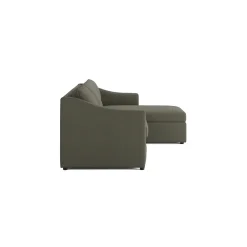 Landry 109" Right Storage Sleeper Sectional - Silver Moss