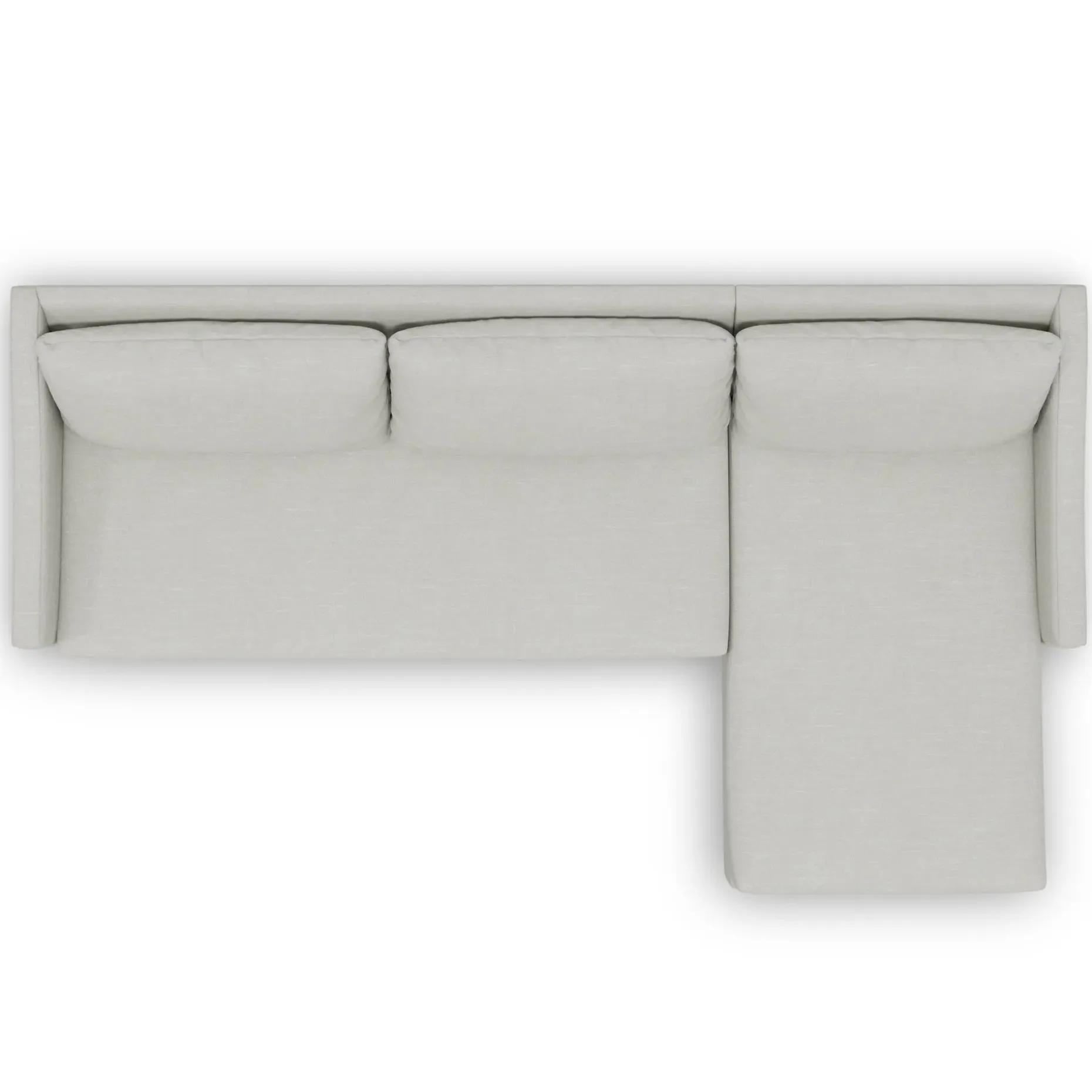Landry 109" Right Storage Sleeper Sectional - Napa Dove