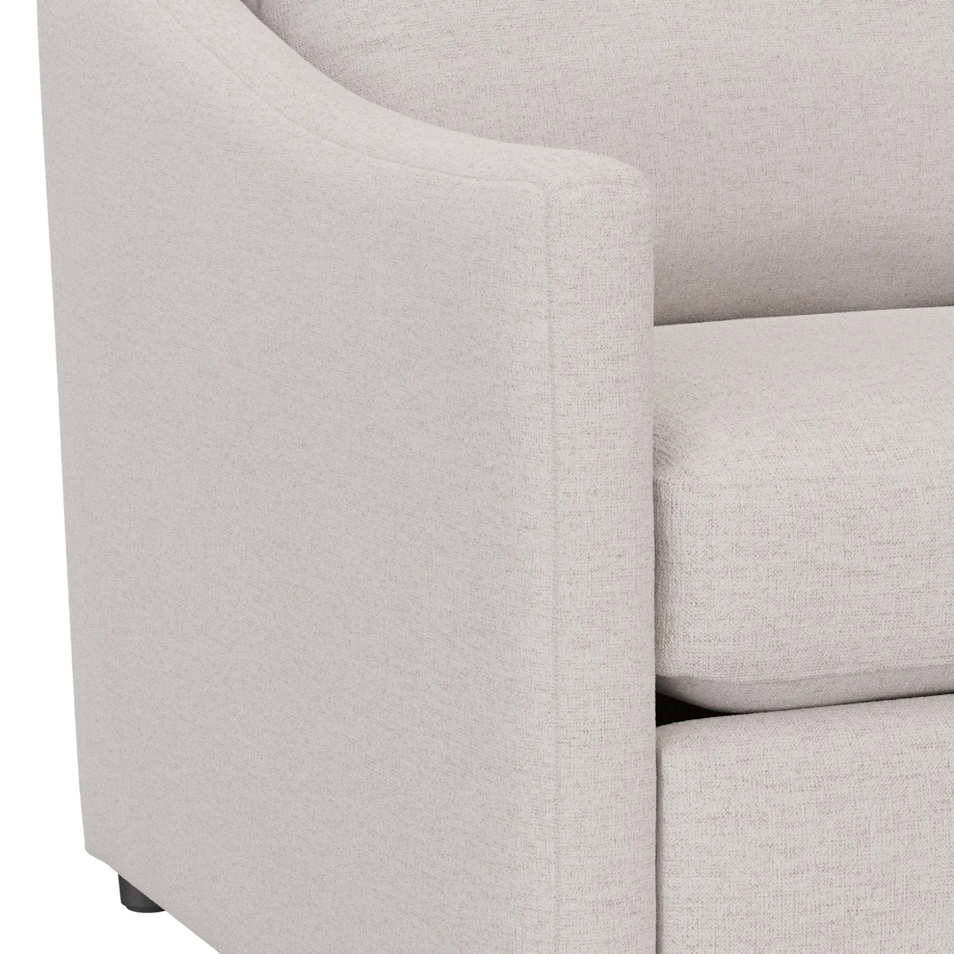 Landry 109" Right Storage Sleeper Sectional - Napa White