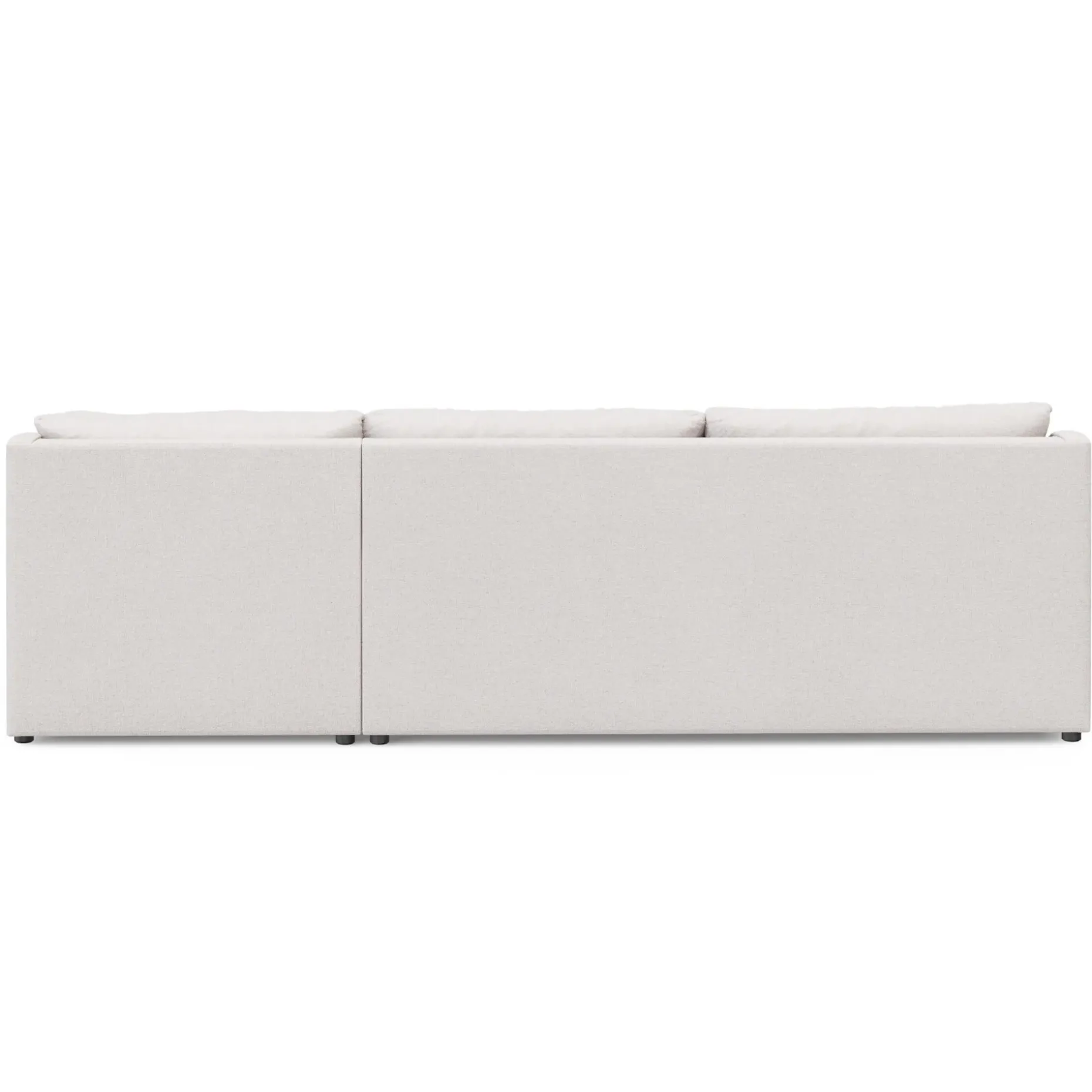Landry 109" Right Storage Sleeper Sectional - Napa White