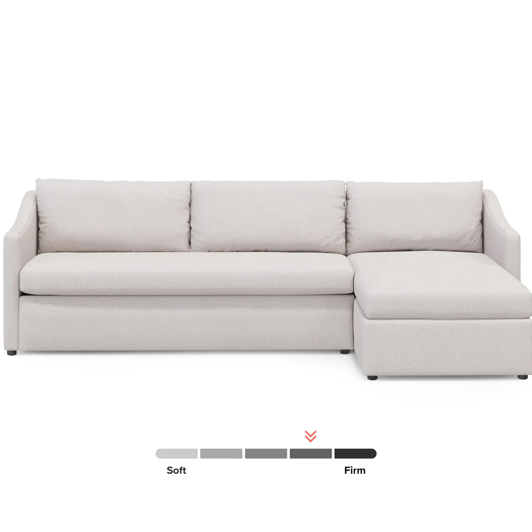Landry 109" Right Storage Sleeper Sectional - Napa White