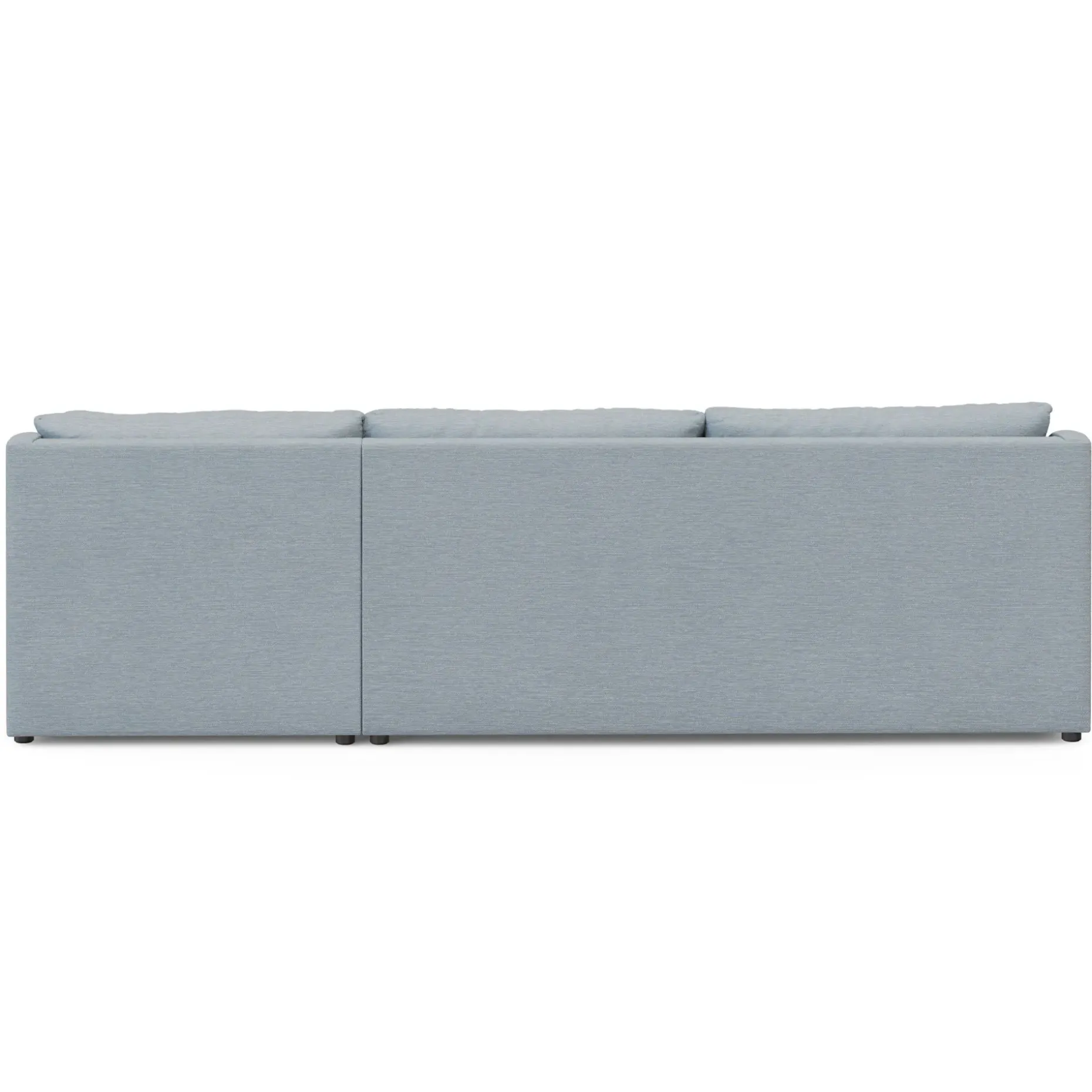 Landry 109" Right Storage Sleeper Sectional - Silver Light Blue
