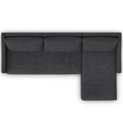 Landry 109" Right Storage Sleeper Sectional - Napa Charcoal