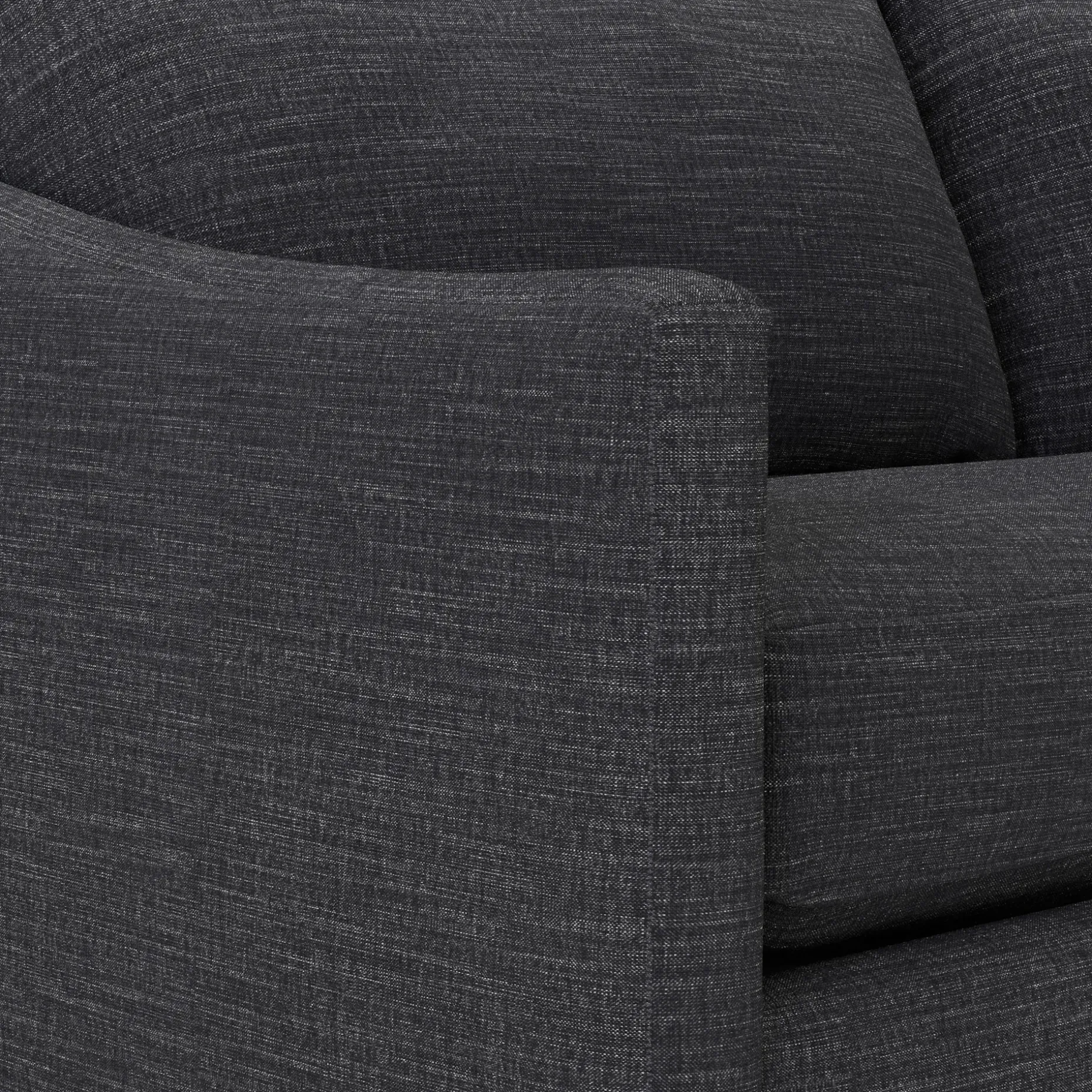 Landry 109" Right Storage Sleeper Sectional - Napa Charcoal