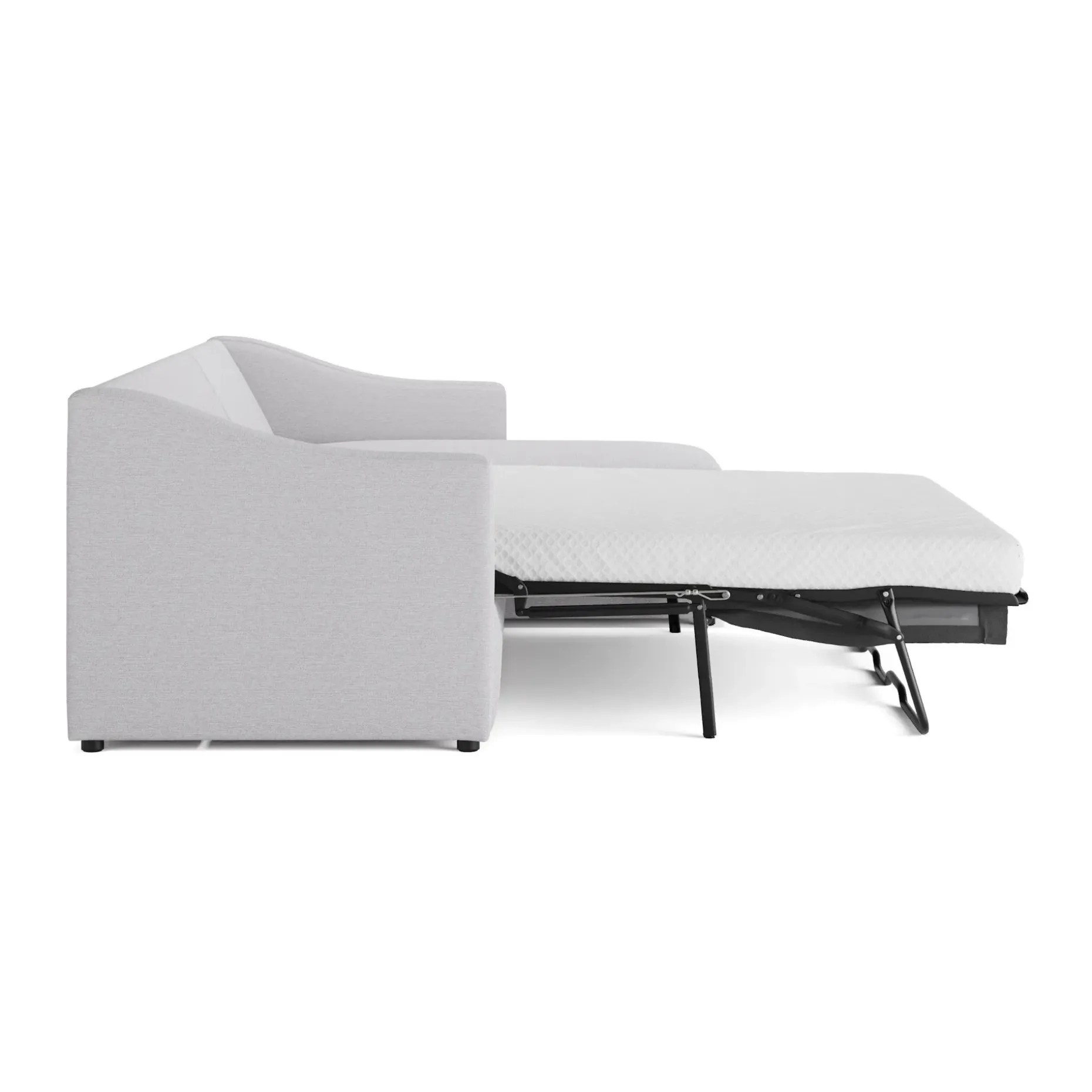 Landry 109" Right Storage Sleeper Sectional - Silver Ivory