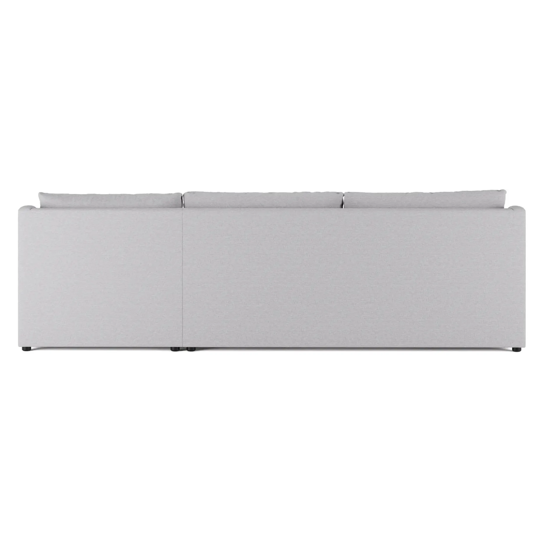Landry 109" Right Storage Sleeper Sectional - Silver Ivory