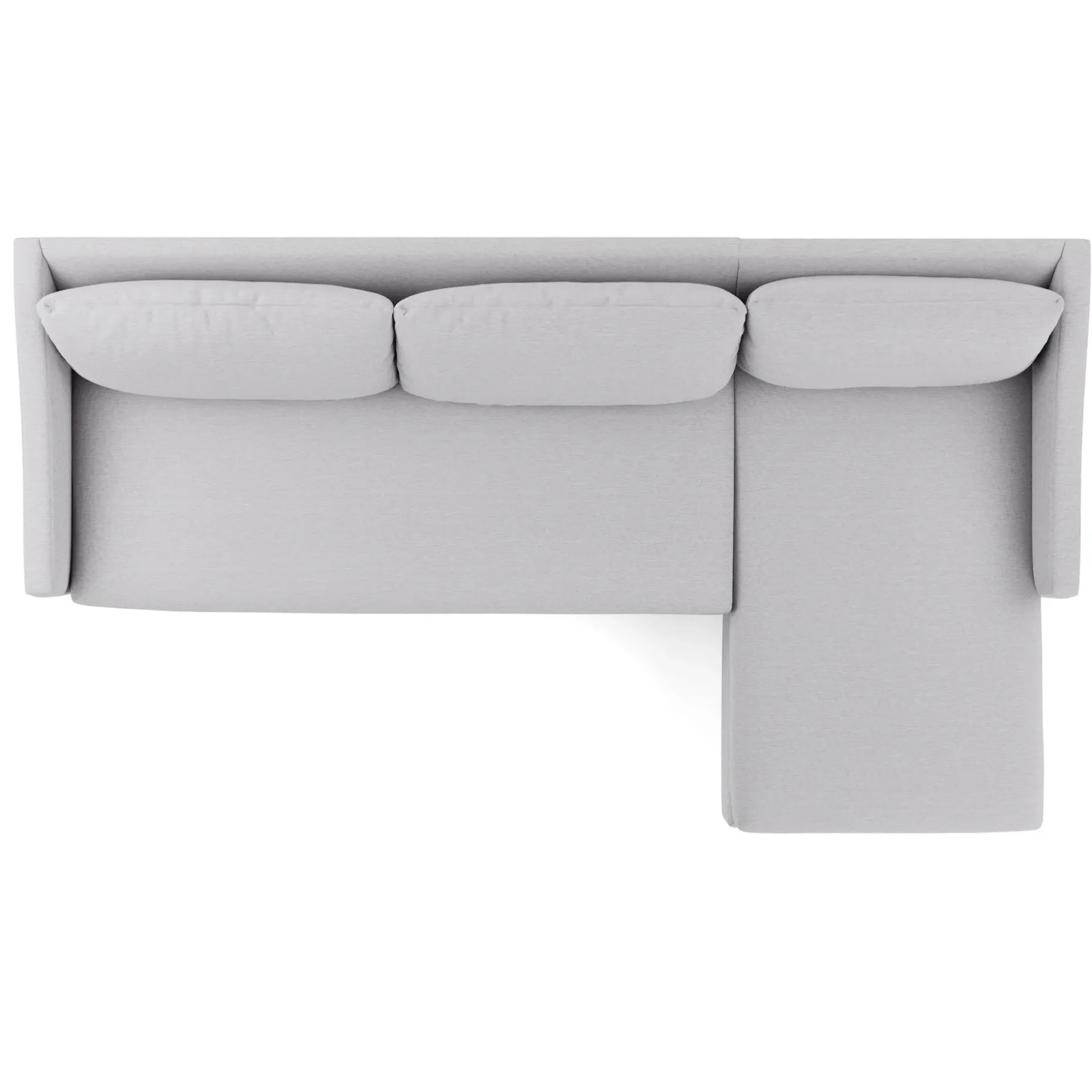 Landry 109" Right Storage Sleeper Sectional - Silver Ivory