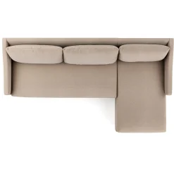Landry 109" Right Storage Sleeper Sectional - Sandstone Wool Bouclé
