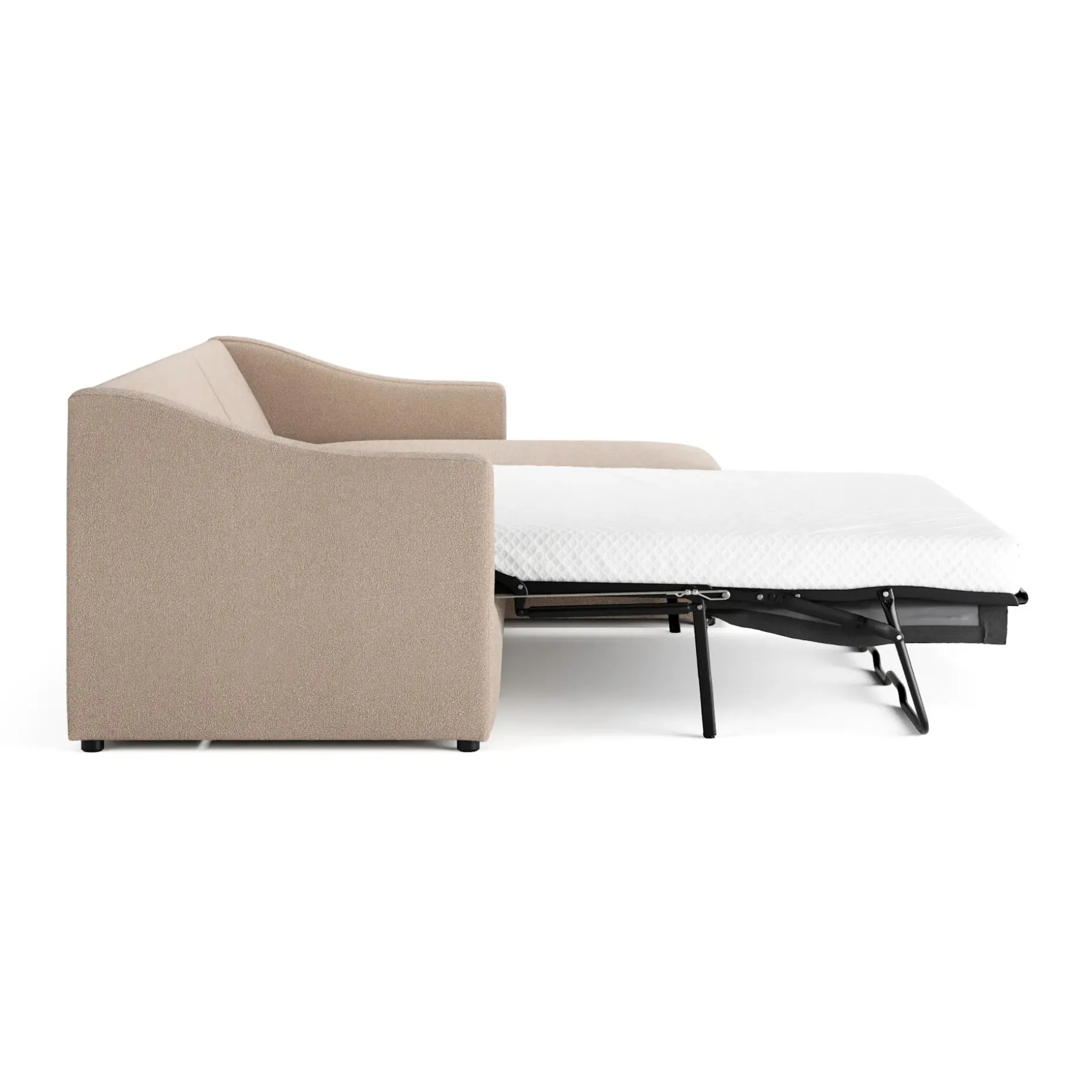 Landry 109" Right Storage Sleeper Sectional - Sandstone Wool Bouclé