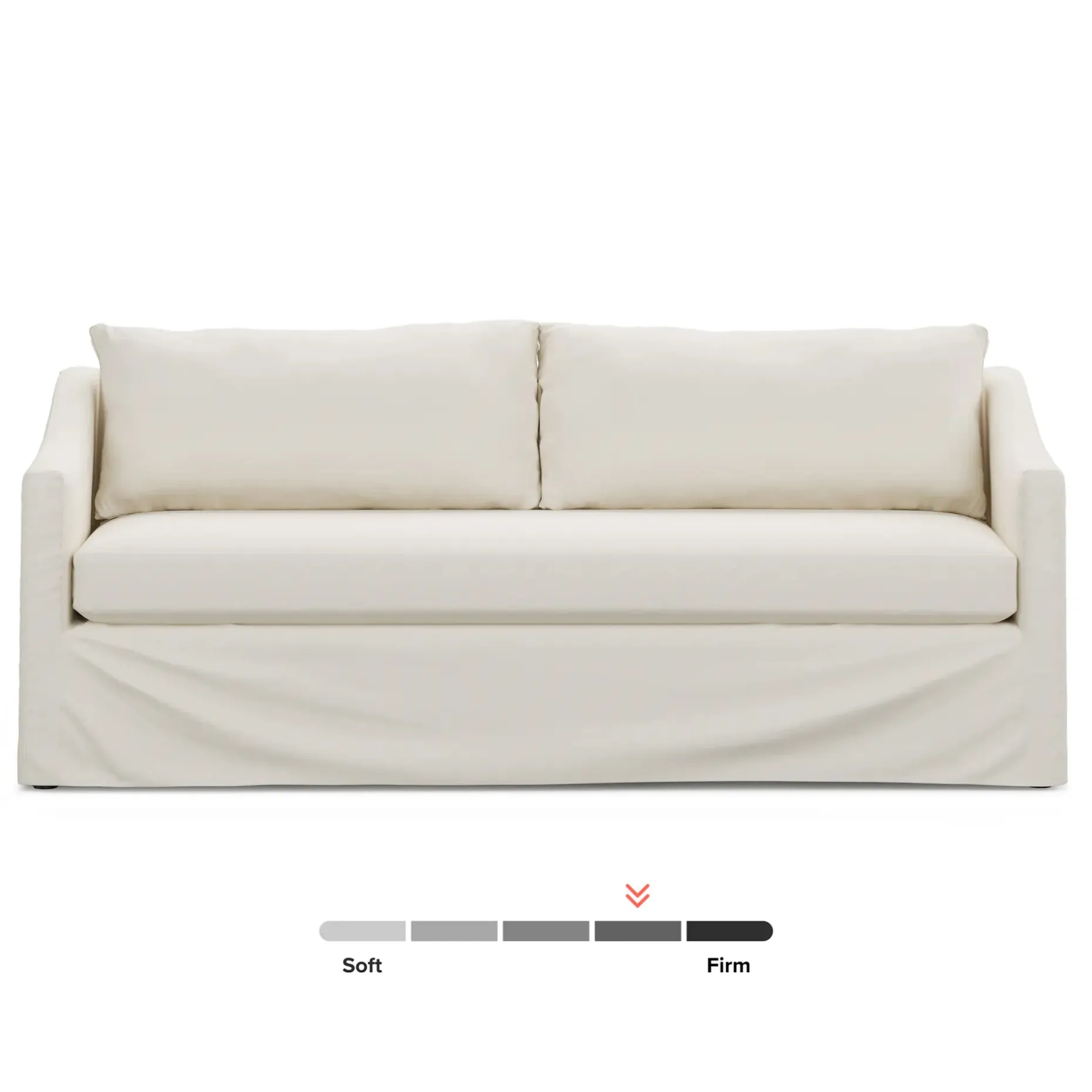 Landry 84.5" Slipcover Sofa - Fine White