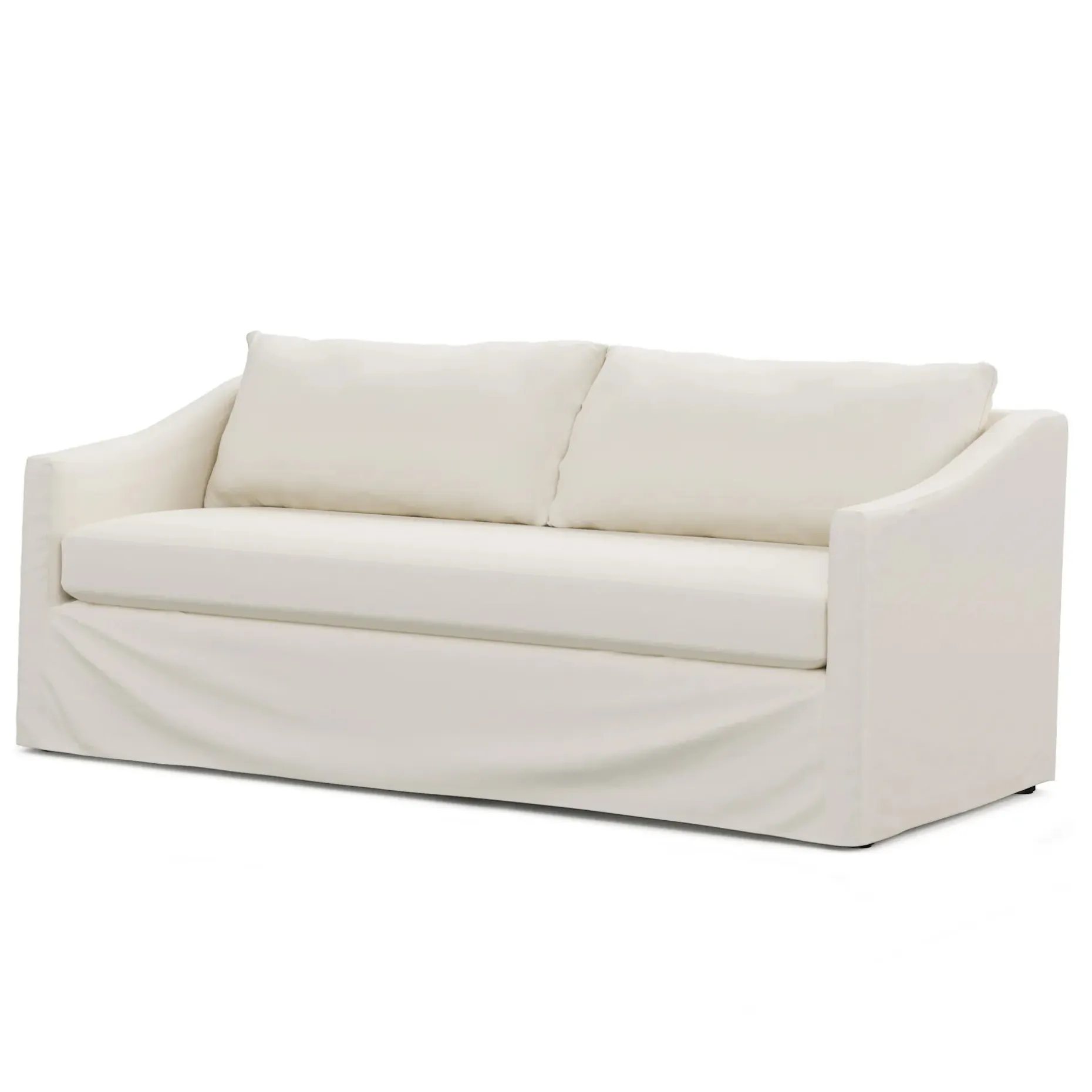 Landry 84.5" Slipcover Sofa - Fine White