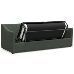 Landry 84.5" Sofa Bed - Green Wool Bouclé