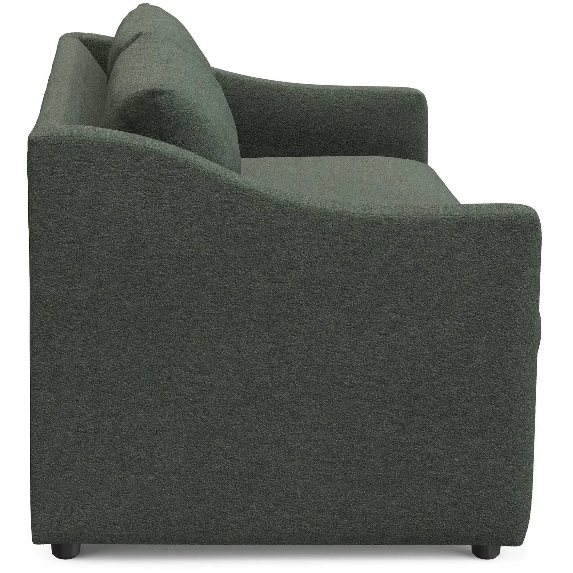 Landry 84.5" Sofa Bed - Green Wool Bouclé