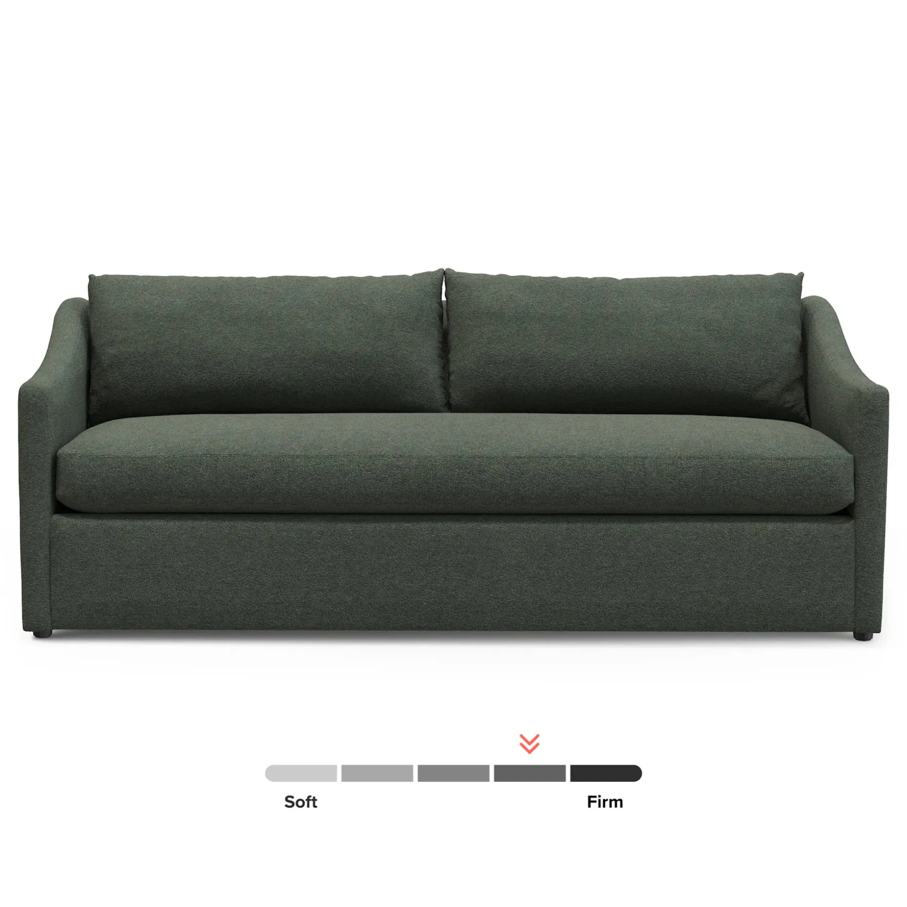 Landry 84.5" Sofa Bed - Green Wool Bouclé