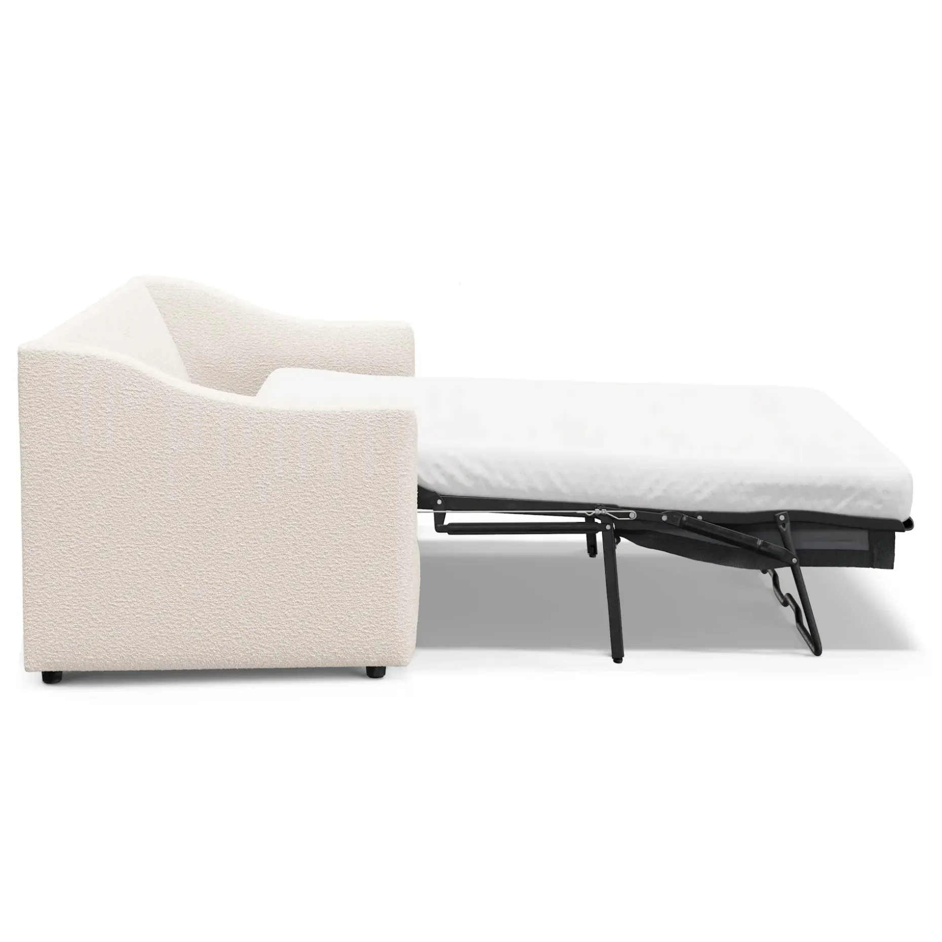 Landry 84.5" Sofa Bed - Ivory Wool Bouclé